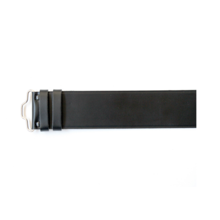 Plain Hide Kilt Belt - Black - 30" to 56"