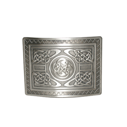 Highland Swirl Buckle - Antique Silver