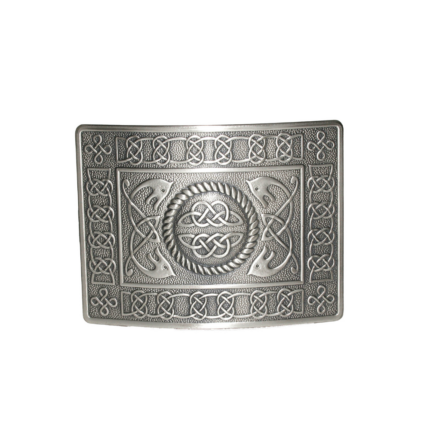 Highland Serpent Buckle - Antique Silver